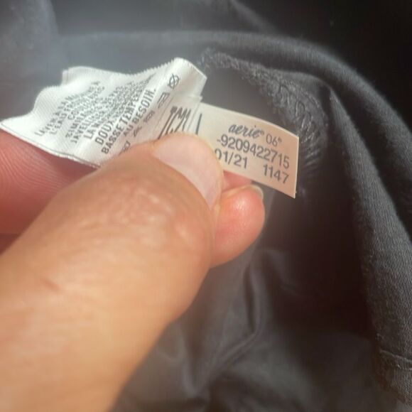 Aerie Rock N Ruffle Flowy Mini Skirt Size Small Black - Picture 7 of 8